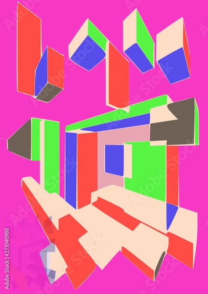 Obraz Abstract 3d art