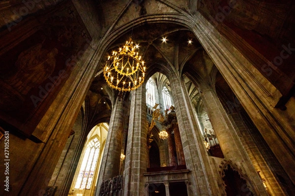 Fototapeta Interior de iglesa