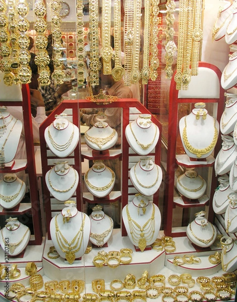 Obraz Goldladen auf Arabischem Basar