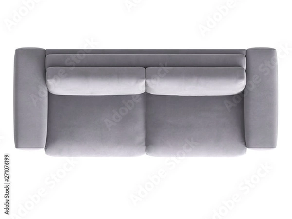 Fototapeta Sofa top view