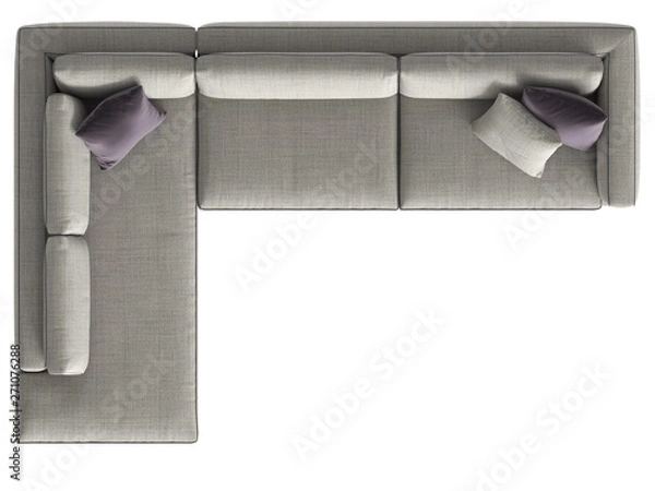 Obraz Sofa top view