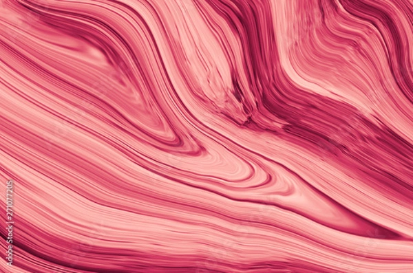 Fototapeta Marble ink colorful. Red marble pattern texture abstract background. can be used for background or wallpaper