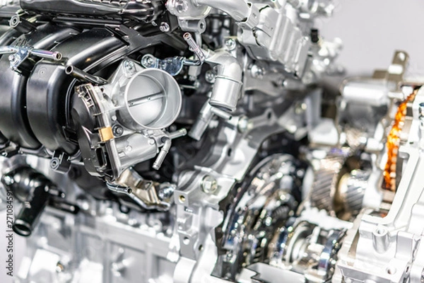 Obraz detail of engine in car