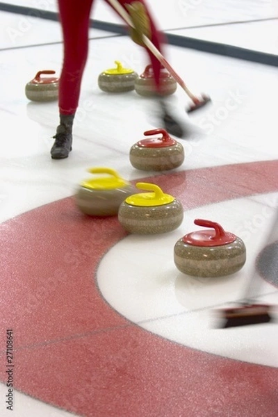 Obraz Athlete Curling
