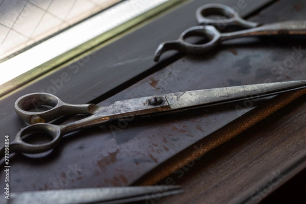 Obraz 理容はさみ