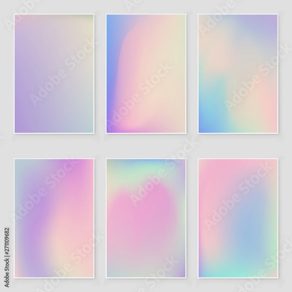Obraz Bright colors gradient abstract soft background. 