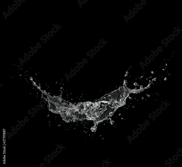 Obraz water splash isolated.