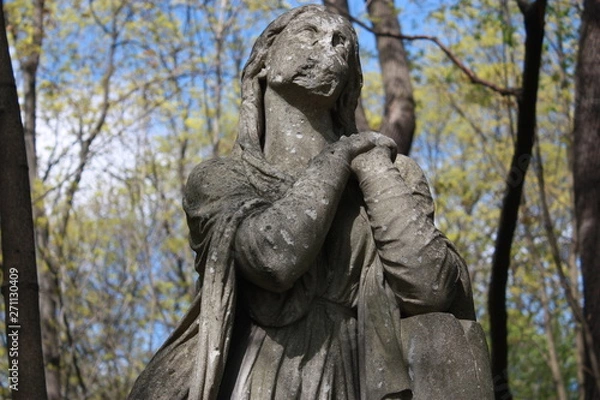 Fototapeta elements of decoration of ancient stone monuments  