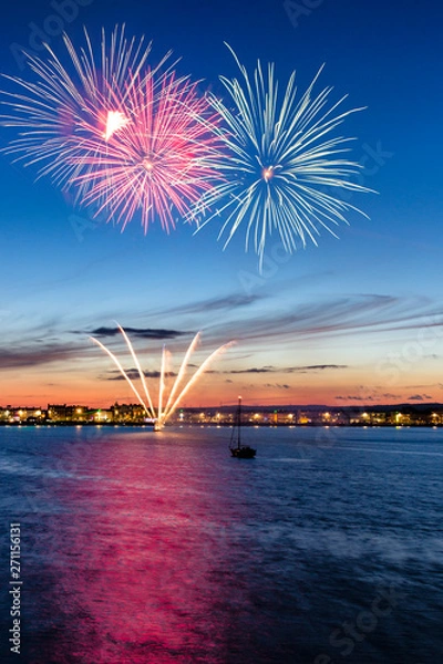 Obraz Weymouth bay fireworks