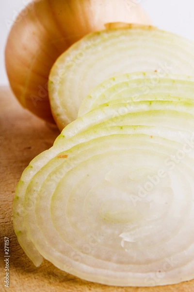 Fototapeta sliced onion