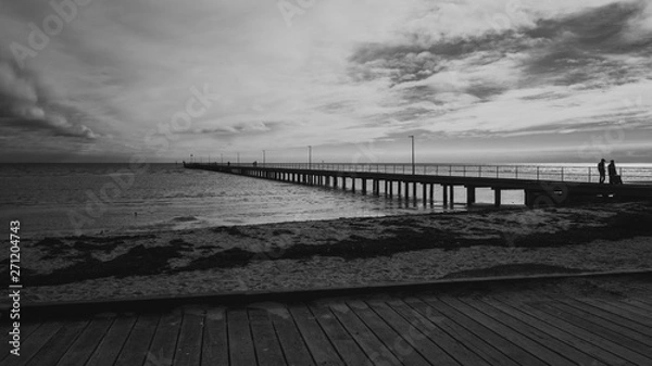 Obraz pier at sunset