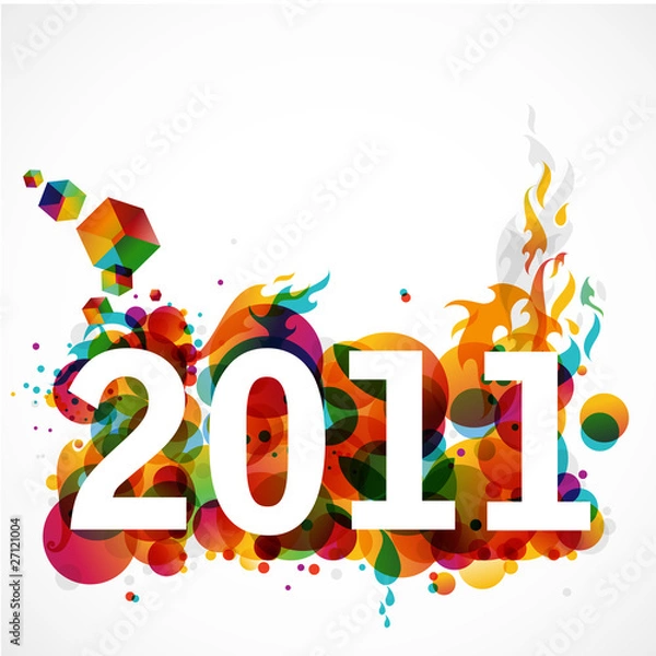 Fototapeta funky graphic design - 2011