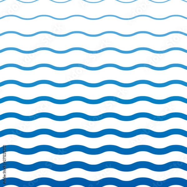 Fototapeta Wave nature pattern seamless background