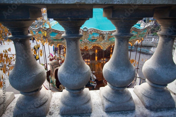 Obraz フランス　パリの街並み