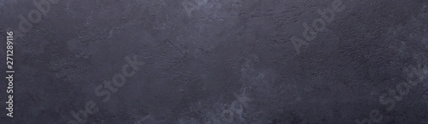 Obraz Ciemne tło tekstury kamienia Skopiuj miejsce Panorama Banner