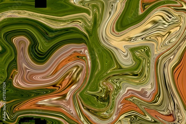 Fototapeta Abstract backgrounds of many colors and curves.