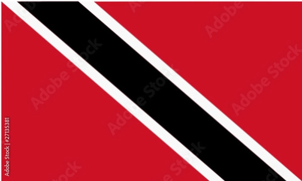 Fototapeta Drapeau de Trinité-et-Tobago