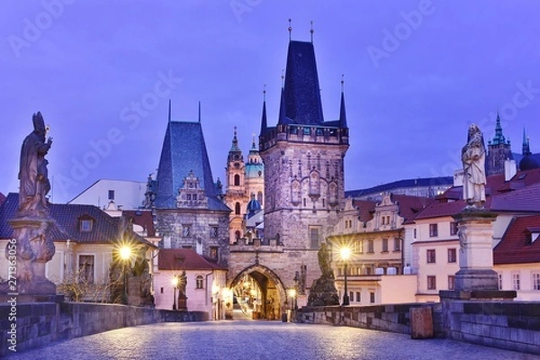 Obraz charles bridge in prague