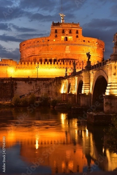 Obraz castel santangelo in rome italy