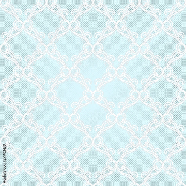 Fototapeta beautiful greeting card with delicate pattern. vector