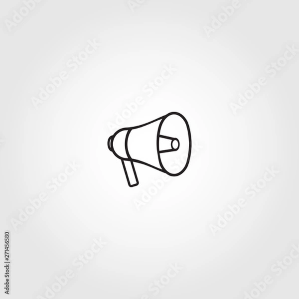 Obraz megaphone vector icon. promotion symbol