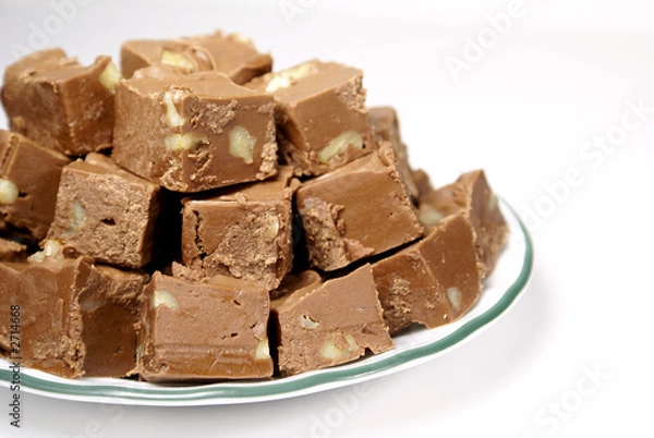 Obraz fudge on a plate