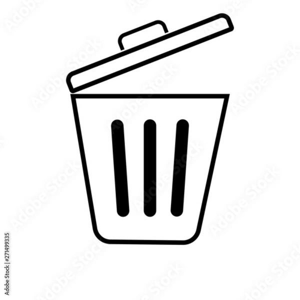 Obraz Papierkorb Mülleimer Abfall Löschen