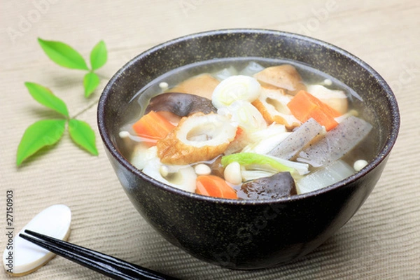 Obraz Japanese food(kenchinjiru)