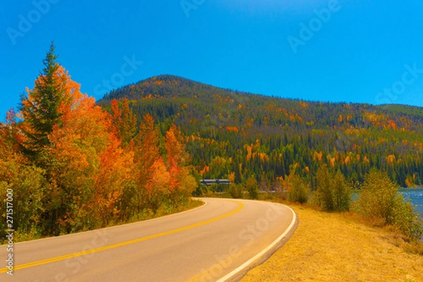 Fototapeta Fall Roads