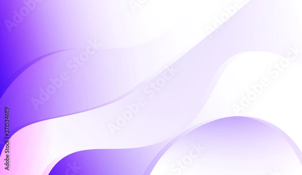 Fototapeta Template Creative Background With Curves Lines. For Cover Page, Landing Page, Banner. Colorful Vector Illustration