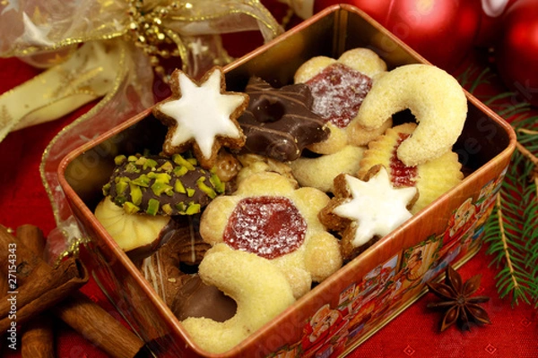 Fototapeta Weihnachtsplätzchen