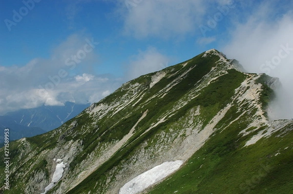 Obraz 唐松岳登山