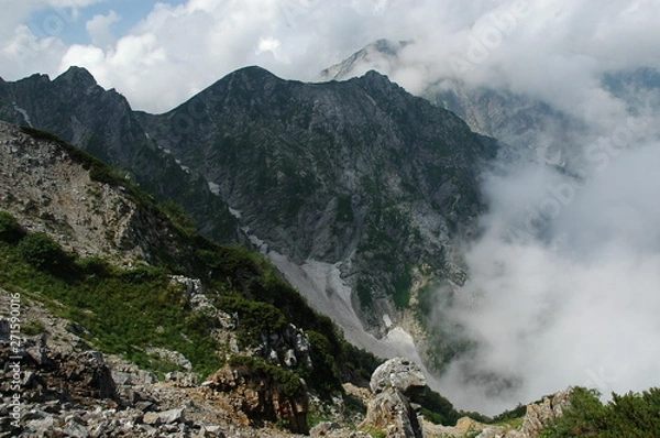 Obraz 唐松岳登山