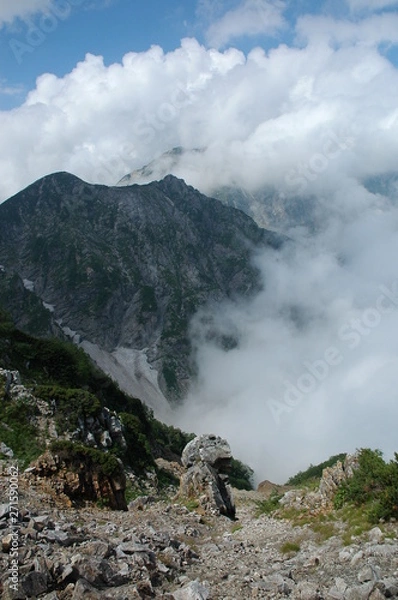 Obraz 唐松岳登山