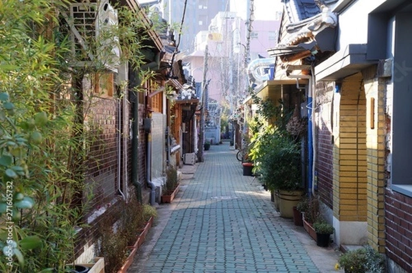 Obraz 仁寺洞の路地裏