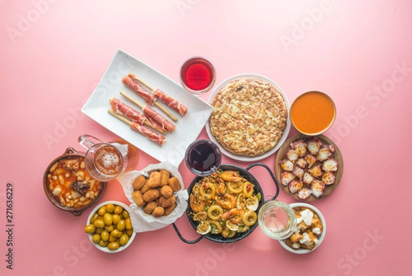 Obraz Typical plates in spain
