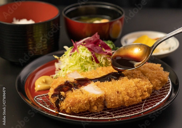 Obraz とんかつ定食
