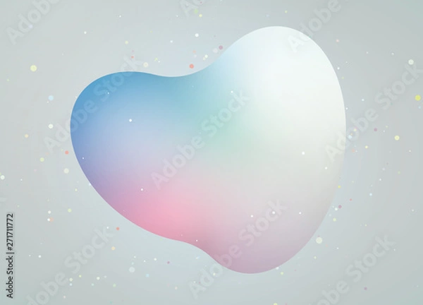 Fototapeta 立体的なイラスト　グラデーション　イメージ