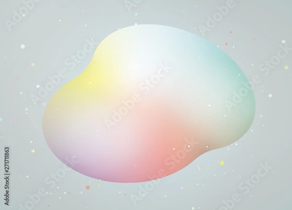 Fototapeta 立体的なイラスト　グラデーション　イメージ