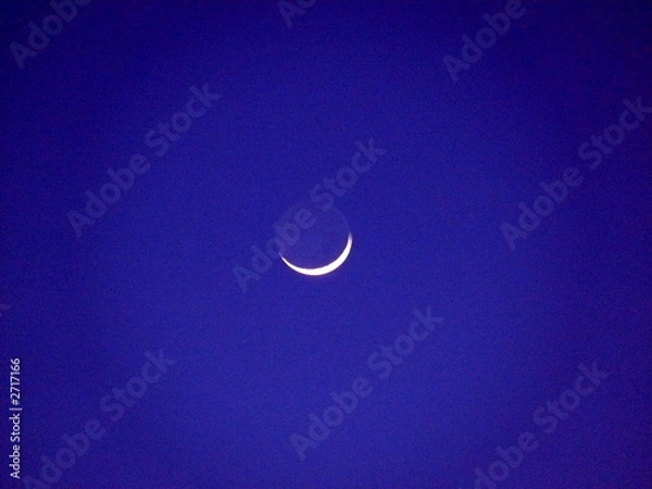 Fototapeta thin crescent moon