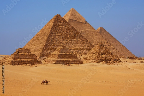 Obraz The Pyramids at Giza in Egypt