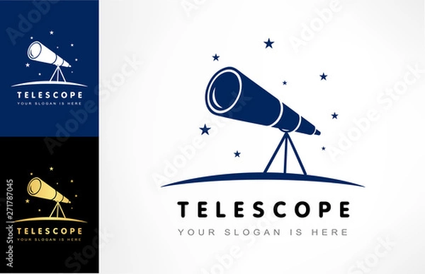 Obraz Telescope logo vector