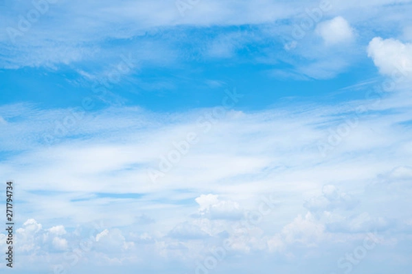 Fototapeta Beautiful sky and clouds of bright days.