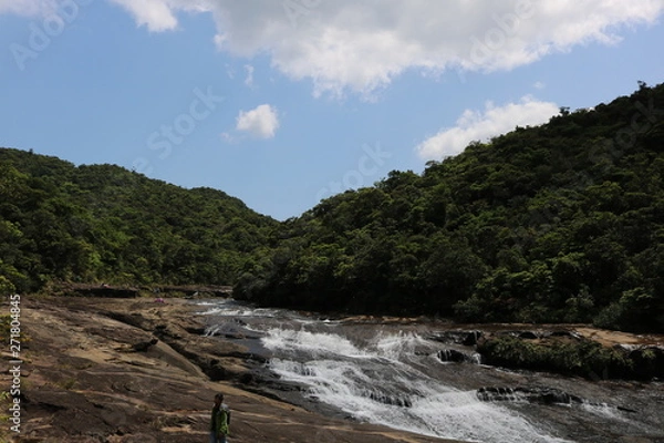 Obraz 西表島カンピレーの滝