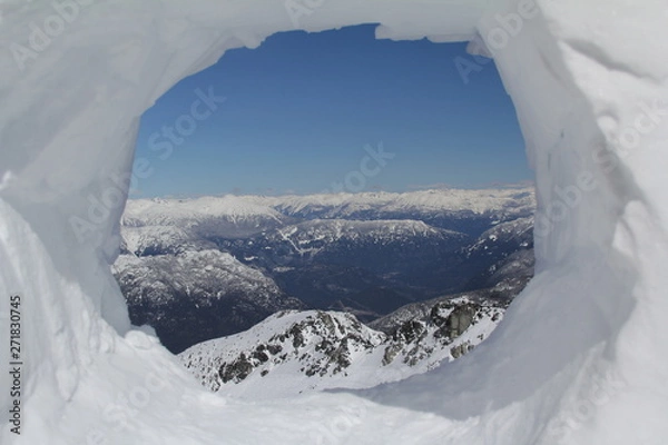 Obraz Ausblick durch einen Einblick