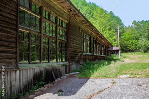 Fototapeta 【飯田】大平宿の旧校舎