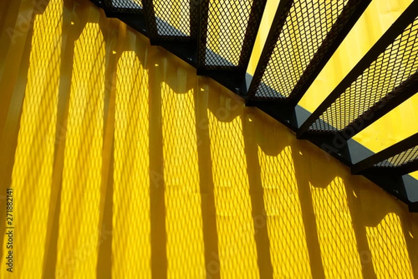 Fototapeta Close to Box shipping container office building.