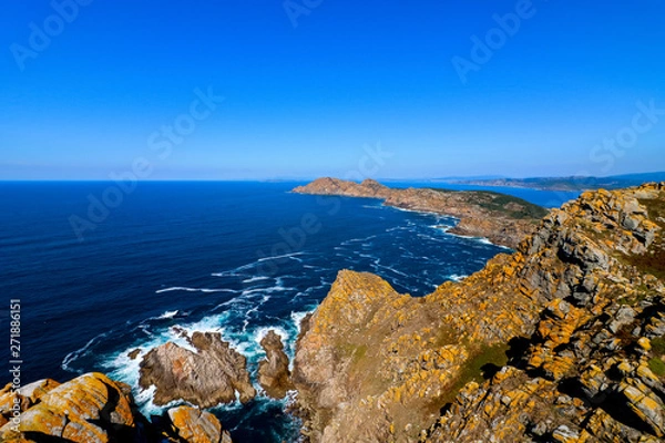 Obraz スペイン（ビーゴ）の無人島（シエス諸島）