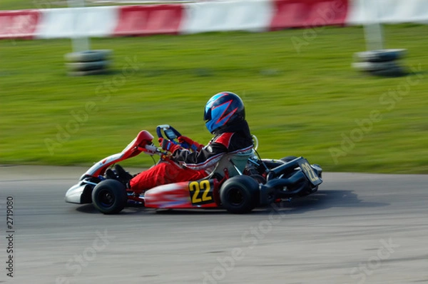 Obraz go kart racing