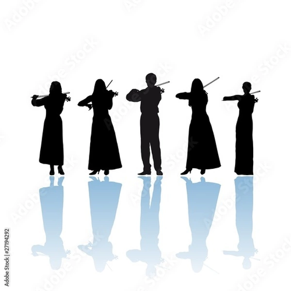 Obraz violinist quintet